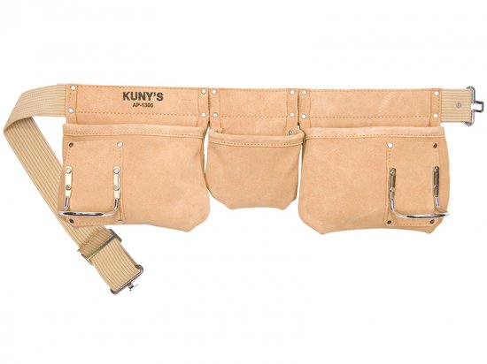 Kuny's AP-1300 Carpenter's Apron 5 Pocket Suede Leather