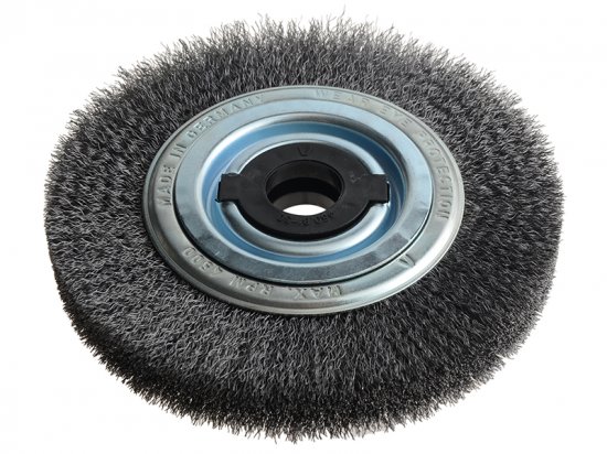 Lessmann Wheel Brush D200mm x W35-40 x 80 Bore Set 4 +1 Steel Wire 0.30