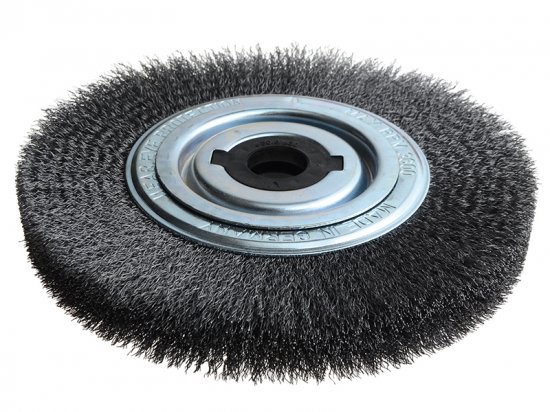 Lessmann Wheel Brush D250mm x W30-35 x 100 Bore Set 4 +1 Steel Wire 0.30