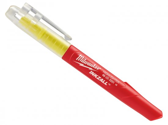 Milwaukee INKZALL Highlighter Yellow (Pack 5)