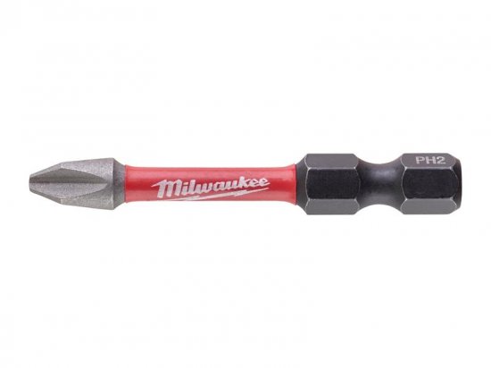 Milwaukee SHOCKWAVE Impact Duty Bits PH2 x 50mm (Pack 10)