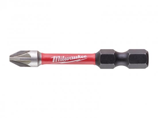 Milwaukee SHOCKWAVE Impact Duty Bits PZ2 x 50mm (Pack 10)