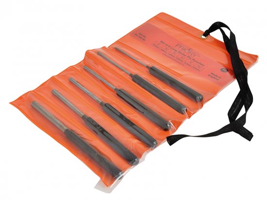 Priory 145-S6 Long Series Pin Punch Set 6 Piece