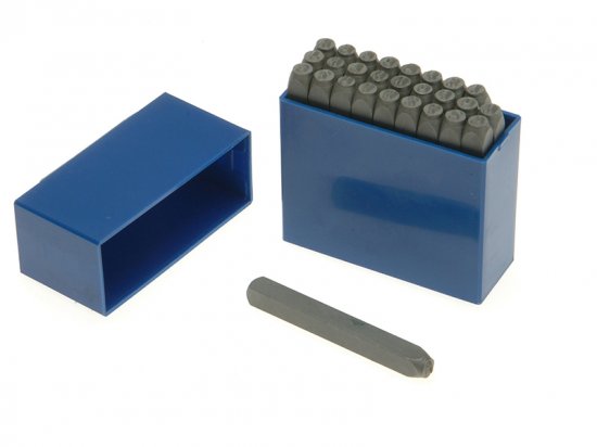 Priory 181- 6.0mm Set of Letter Punches 1/4in