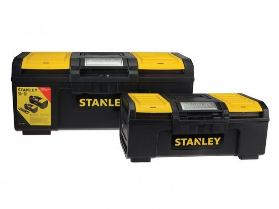 Stanley Tools One Touch DIY Toolbox 2 Pack 1 x 41cm (16in) & 1 x 60cm (24in)