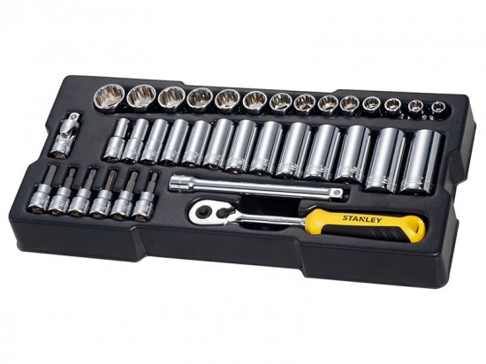 Stanley Tools 3/8in Drive Metric Socket Module 36 Piece