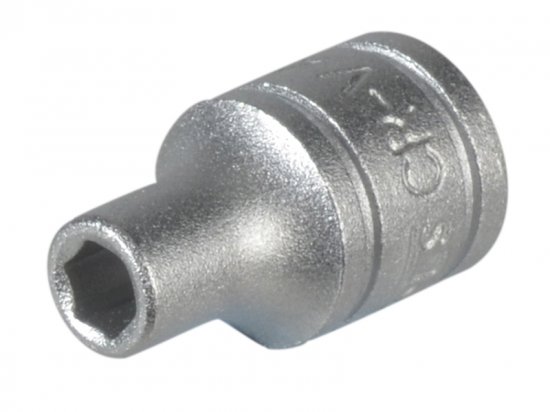 Teng Hexagon Socket 6 Point Regular 1/4in Drive 5mm