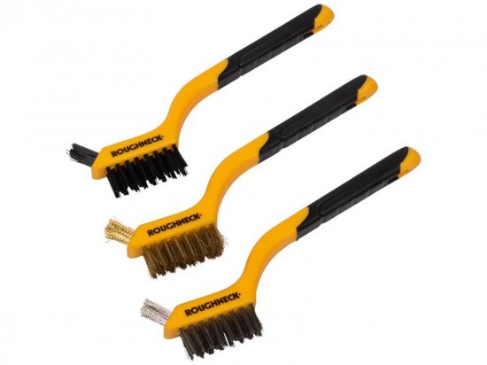 Roughneck Mini Wire Brush Set 3 Piece