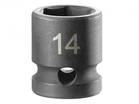 Facom 6-Point Stubby Impact Socket 1/2in Drive 14mm