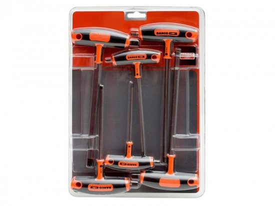 Bahco 903T-1 T-Handle Hex Screwdriver Set 6 Piece