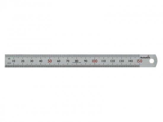 Hultafors STL 150 Stainless Steel Ruler 15cm