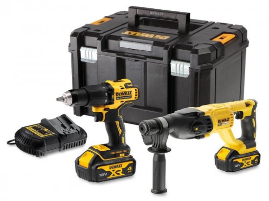 DeWalt DCK2070M2T XR Brushless Twin Pack 18V 2 x 4.0Ah Li-ion