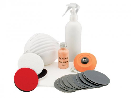 Flexipads World Class GLACIER Advanced Glass Polishing Kit