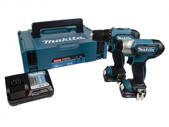 Makita CLX224AJ 12Vmax CXT Twin Pack 12V 2 x 2.0Ah