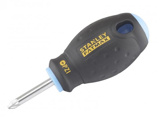 Stanley Tools FatMax Stubby Screwdriver Pozidriv Tip PZ1 x 30mm