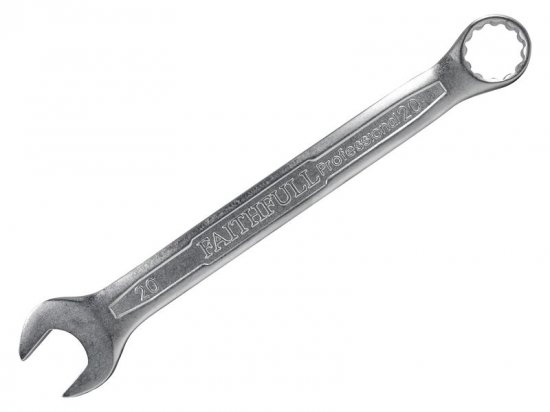 Faithfull Combination Spanner CV Satin Finish 20mm