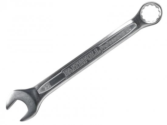 Faithfull Combination Spanner CV Satin Finish 22mm