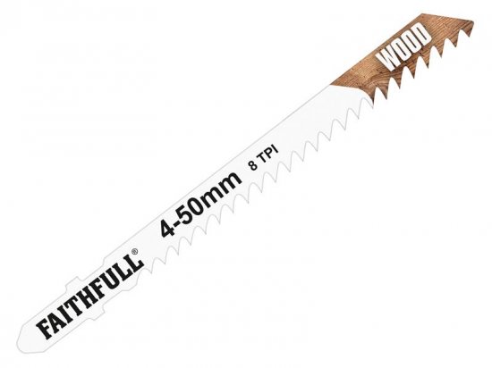 Faithfull Wood Jigsaw Blades Pack of 5 T111C