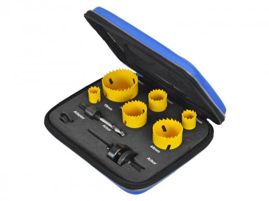 Faithfull Professional Holesaw Kit 9 Piece