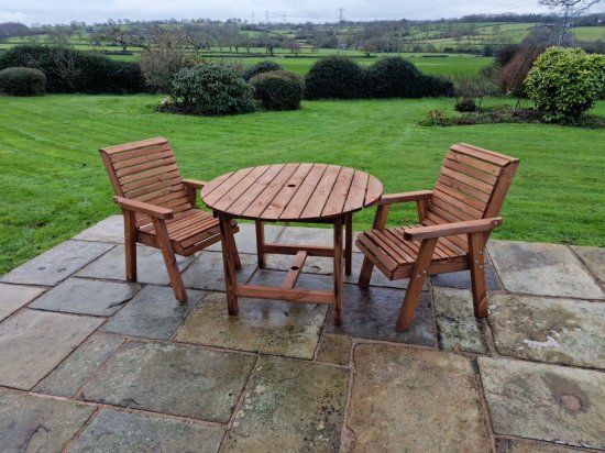 Churnet Valley - Valley Range 2 Seater Round Set