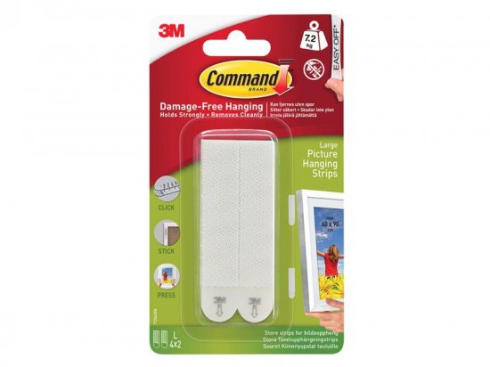 Command Picture Hanging Strips Large (Pack of 4)