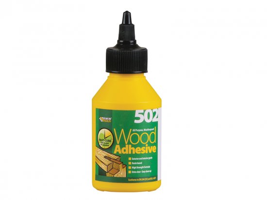 Everbuild 502 All Purpose Weatherproof Wood Adhesive 125ml