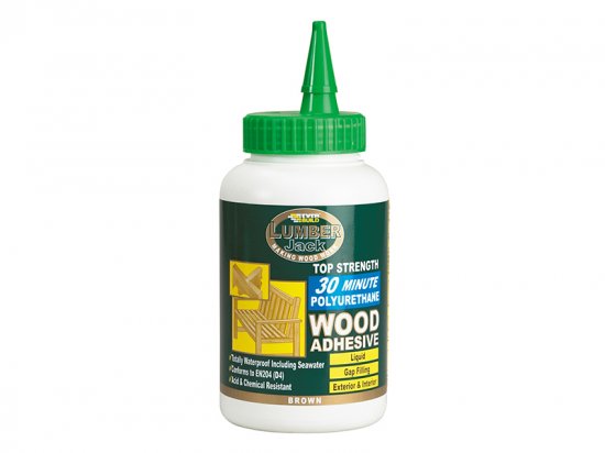 Everbuild Lumberjack 30min Polyurethane Wood Adhesive Liquid 750g