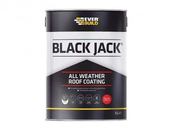 Everbuild Black Jack 905 All Weather Roof Coating 5 litre