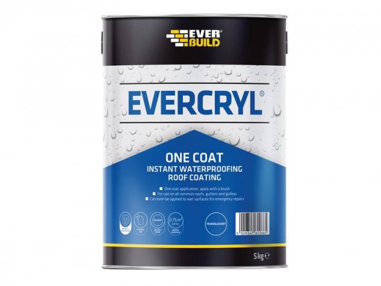 Everbuild EVERCRYL One Coat Clear 5kg