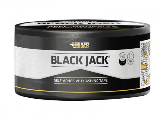 Everbuild Black Jack Flashing Tape Trade 225mm x 10m