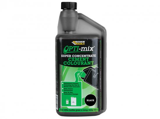 Everbuild Opti-Mix Cement Colourant Black 1 litre