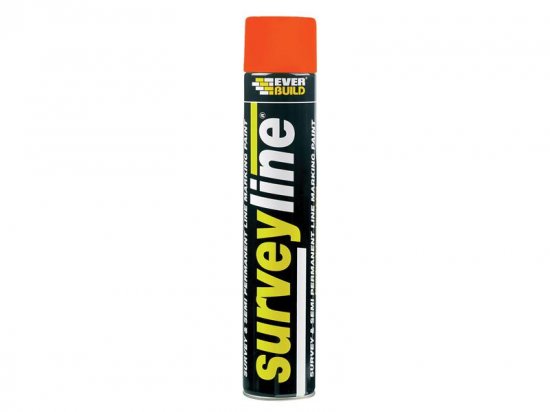 Everbuild Survey Line Marker Spray Orange 700ml