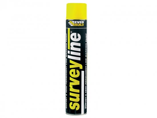 Everbuild Survey Line Marker Spray Yellow 700ml