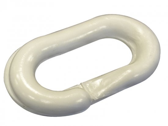 Faithfull Plastic Joining Links 8mm White (Pack of 4)