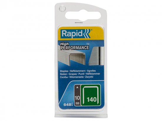 Rapid 140/10NB 10mm Galvanised Staples (Narrow Box 650)