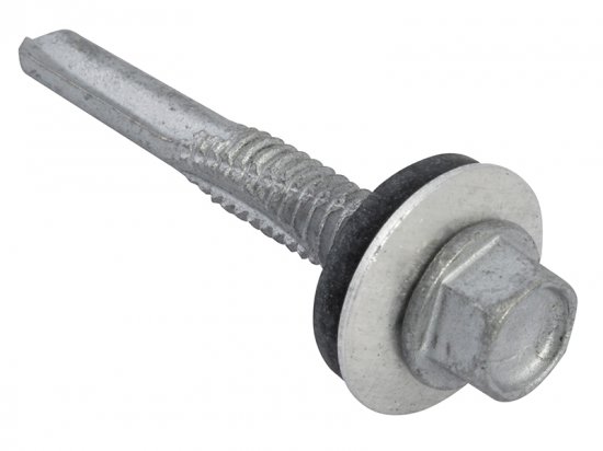 ForgeFix TechFast Hex Head Roofing Screw Self-Drill Heavy Section 5.5 x 38mm (Pack of 100)