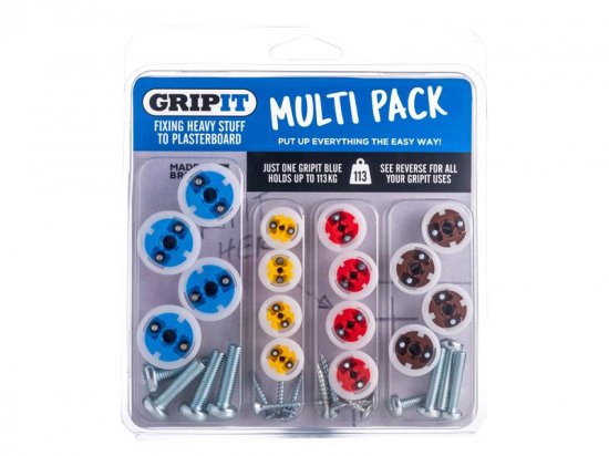 Gripit Plasterboard Fixings Multi Pack 16 Piece