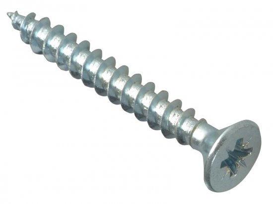 ForgeFix Multi-Purpose Pozi Compatible Screw CSK ST ZP 5 x 40mm (Box of 200)