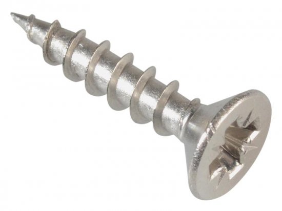 ForgeFix Multi-Purpose Pozi Compatible Screw CSK ST S/Steel 3.5 x 16mm (Box of 200)