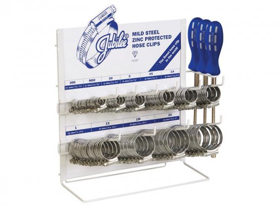 Jubilee Clip Dispenser (100) + 3 Flex Drivers