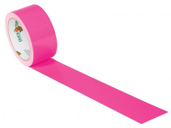 Shurtape Duck Tape 48mm x 13.7m Neon Pink