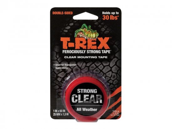 Shurtape T-REX Clear Mounting Tape 25mm x 1.5m