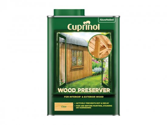 cuprnol wood preserver clear 1lt