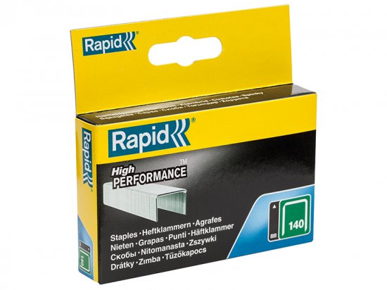 Rapid 140/10 10mm Galvanised Staples Pack of 2000