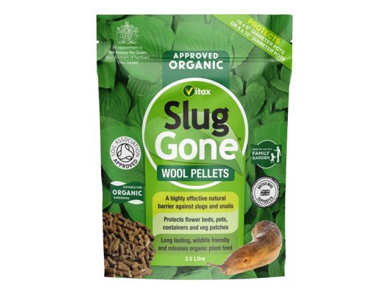 Vitax Slug Gone Wool Pellets - 3.5 litre