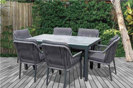 Pagoda Tenaya 6 Seat Dining Set