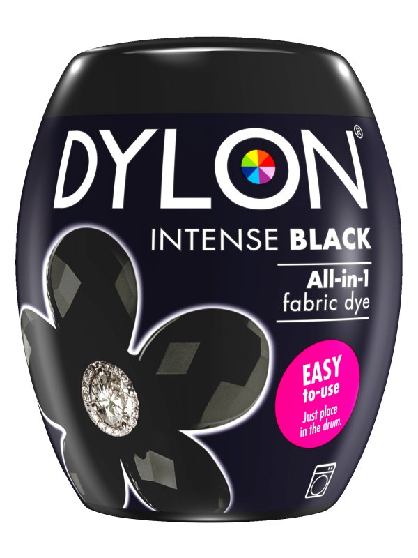 Dylon Fabric Dye for Hand Use - Intense Black at Barnitts Online Store, UK