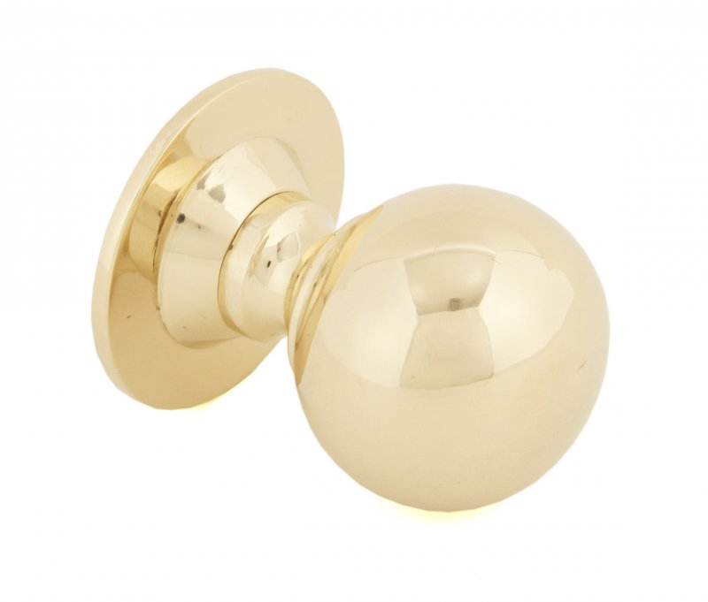 Polished Brass Ball Cabinet Knob 31mm at Barnitts Online Store, UK ...