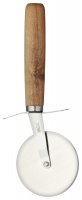 KitchenCraft World of Flavours Wood Handled Pizza Cutter 6.5cm