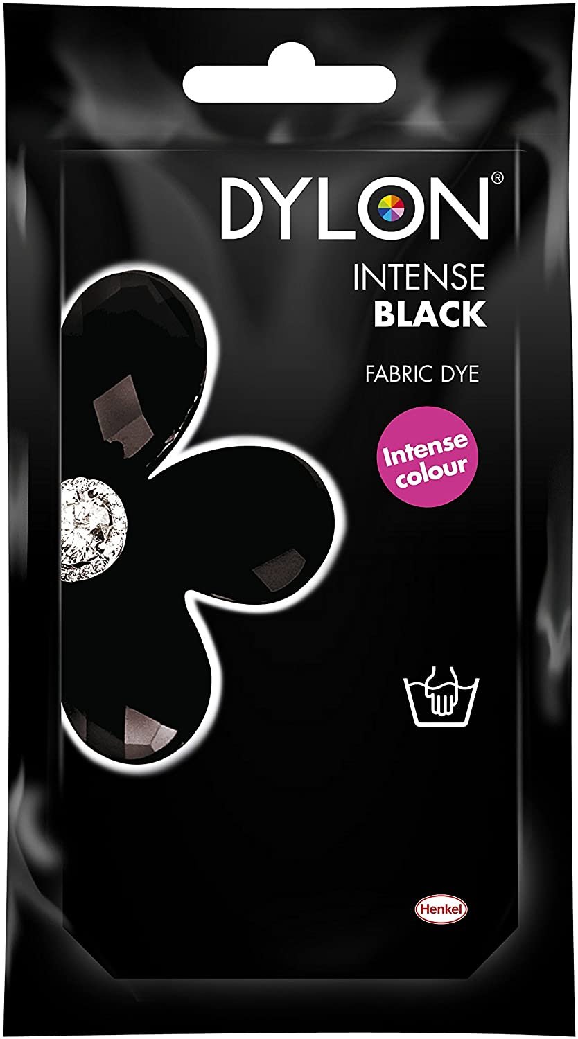 Dylon Fabric Dye for Hand Use - Intense Black at Barnitts Online Store, UK